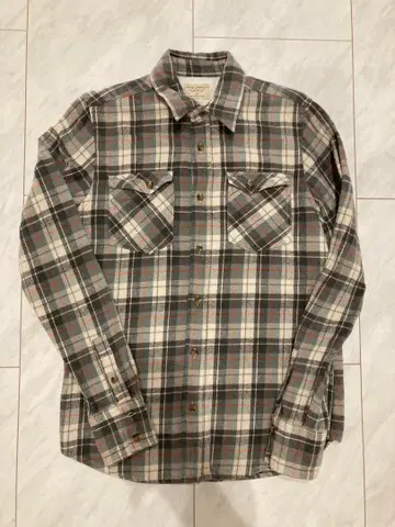 누디진 남성용 체크 셔츠