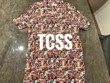 Critical Slide XL 반팔 셔츠 컬러풀 프린트