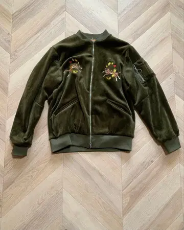 rehacer 레어셀 리틀 타이거 SKA-1 벨로아 소재 MA-1