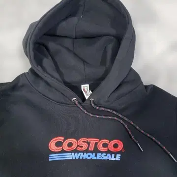 COSTCO 블랙 후드티 후드 부착 M