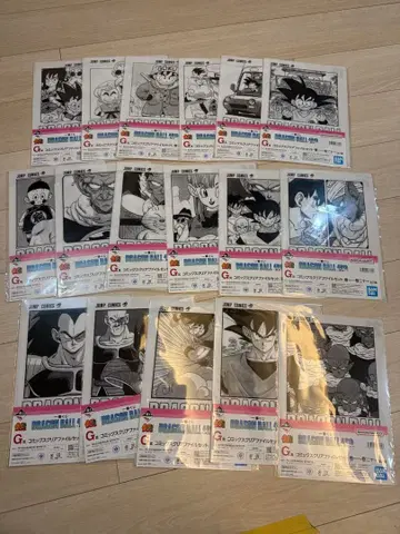 제1회 복권 드래곤볼 40th 제1장 G상 코믹스 클리어 파일 세트