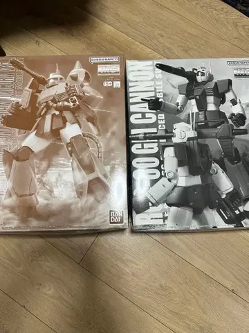 BANDAI MG 자쿠 캐논 짐 캐논 건담 프라모델 새상품 미조립