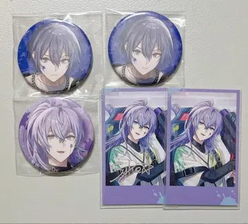 니지산지 코야나기 로우 호시미치 쇼 1주년 캔뱃지 폴라로이드