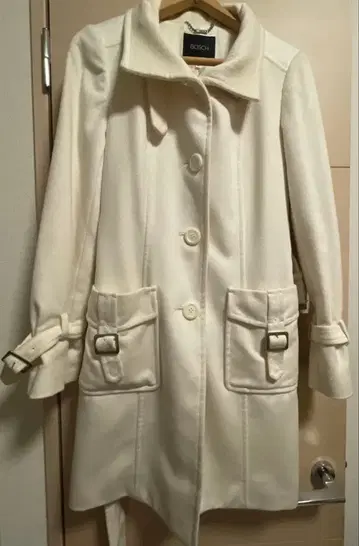 BOSCH 화이트 롱 코트 bosch