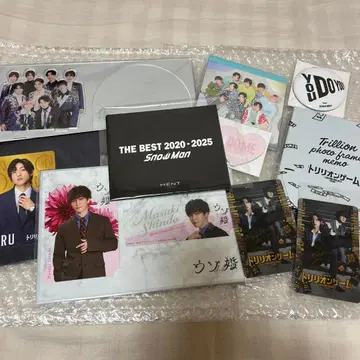 SnowMan 메구로 렌 와타나베 쇼타 후카사와 타츠야 굿즈 묶음 판매