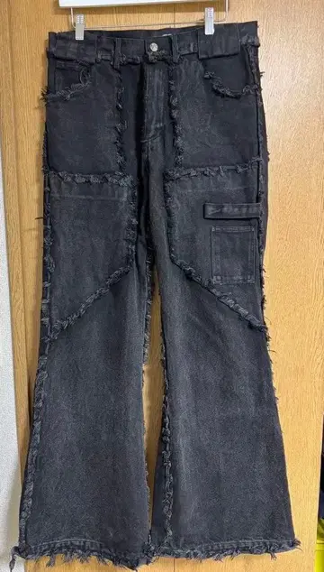 NO FAITH STUDIOS 블랙 데님 팬츠