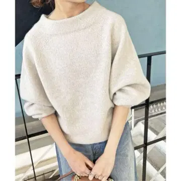 Spick & Span 보틀넥 돌먼 슬리브 니트