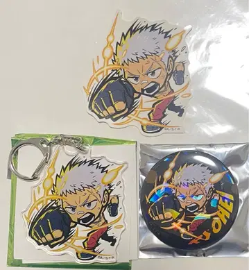 REBORN 점페스 사사가와 료헤이 아크링 키링 스티커 이디스 캔뱃지