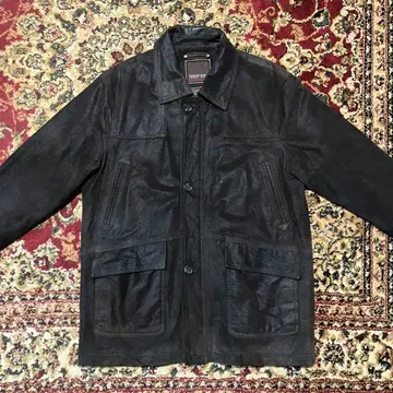 [ C&A(CANDA) ] 1990~2000년대 브라운 가죽 하프 코트