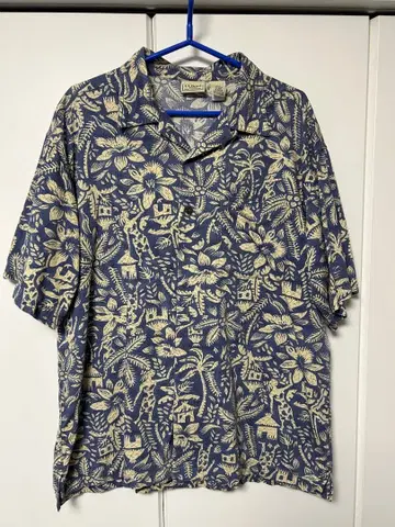 L.L. Bean 오픈 카라 반팔 셔츠