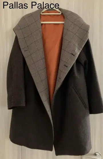 [ 익명 배송 ] Pallas Palace 다크 브라운 울 코트