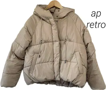 ap 레트로 아프레트로 베이지 다운 자켓