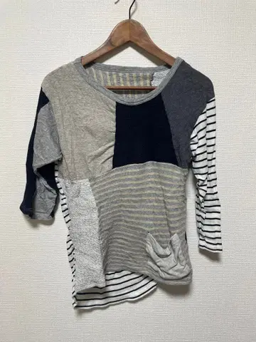 요지 야마모토 5부 소매 티셔츠