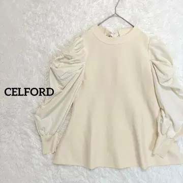 [셀포드] 루즈핏 셔츠 튜닉 기장 블라우스 이소재 절개 볼륨 소매