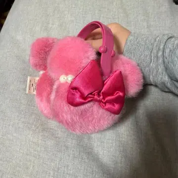 디즈니 미니 이어머프 귀도리 핑크 레오파드 무늬