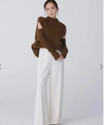 anuans 멀티 울 암워머 세트 니트 풀오버