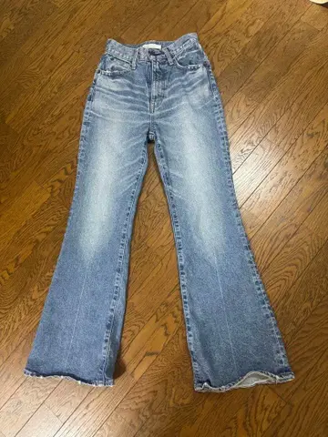 MOUSSY 플레어 데님 팬츠 하이웨스트