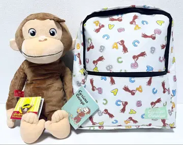 [택 포함 새상품] 오자루의 조지 봉제 인형&백팩 세트!