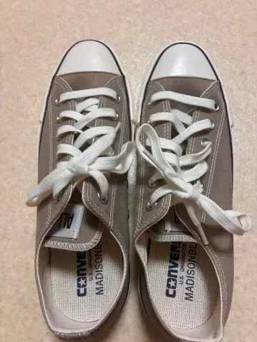 이에나 MADISON BLUE 컨버스 올스타 로우컷 베이지 24.5