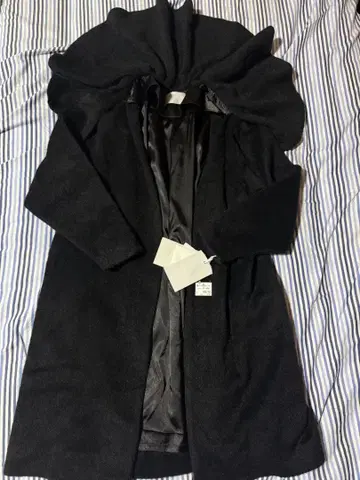 [미사용] 타카시마야 CLEFORD 블랙 롱 코트 F 사이즈