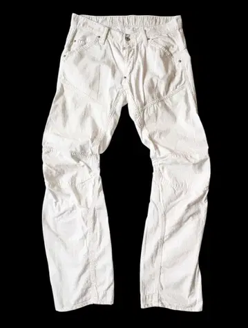 지스타로우 G-STAR RAW 화이트 팬츠 더블니 엉덩이도 이중 W34