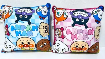 [택 포함 새상품] 호빵맨 쿠션 2색 세트!
