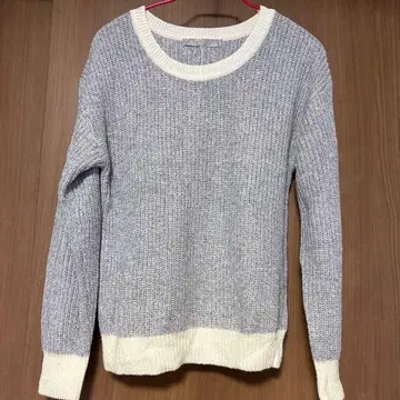 ef-de 그레이 아이보리 스웨터 사이즈 11