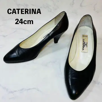 CATERINA 카테리나 블랙 스틸레토 하이힐 24cm