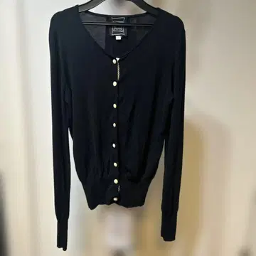 신시아 리 버튼 달린 긴팔 가디건