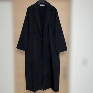 Doux archives 블랙 롱 코트