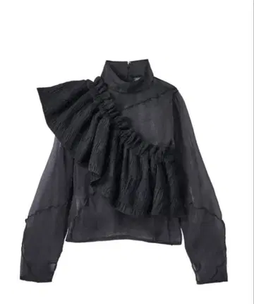 knuth marf 4way sheer frills 블라우스