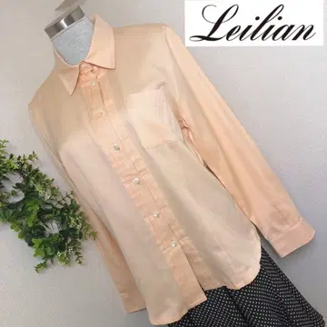 레리안의 연한 연어 오렌지 컬러 셔츠 9호 M