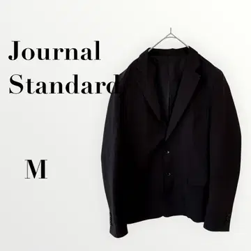 저널 스탠다드 자켓 2버튼 블랙 M 무지 비즈니스