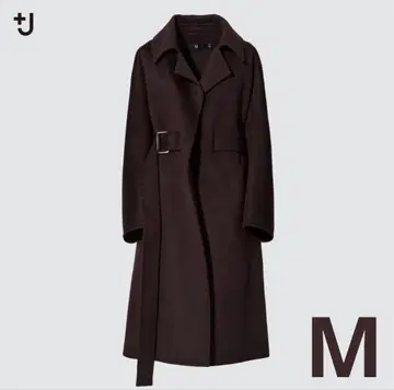 [ 완판템 ] 유니클로+j 캐시미어 블렌드 랩 롱 코트