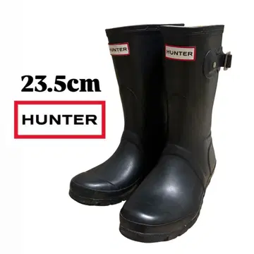 새상품급 [ HUNTER 헌터 ] 레인부츠 사이드 버클 장화 숏 기장