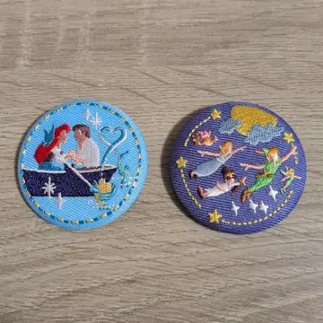 디즈니 자수 배지