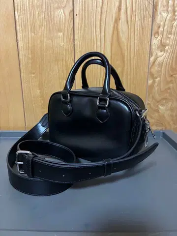 니코앤드 - 블랙 가죽 핸드백 숄더백