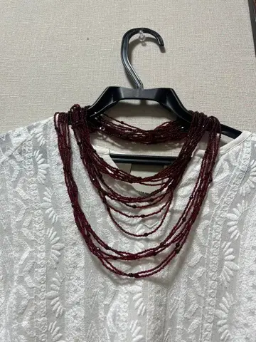 maria calderara 마리아 칼데라라 비즈 코드 목걸이