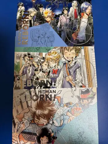 아마노 아키라 전시회 리본 금박 엽서