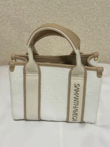 Samantha Vega 핸드백 화이트/베이지