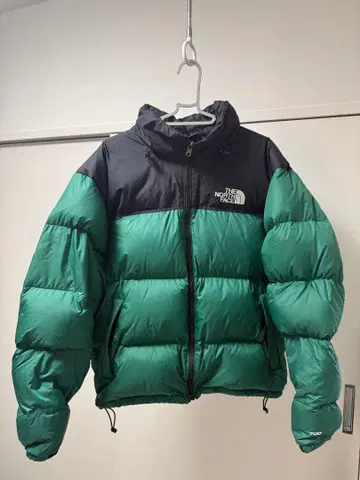 THE NORTH FACE 다운 자켓 L 그린/블랙 700 북미판