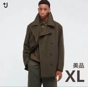 [ 시착만 한 상품 ] UNIQLO +J 울 블렌드 오버 사이즈 피코트