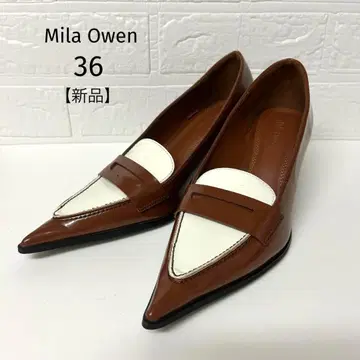 한정판 특가 새상품 미라 오웬 미디 힐 로퍼 스틸레토