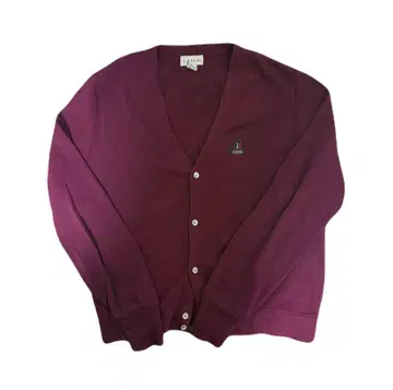 IZOD 버건디 가디건 M 사이즈