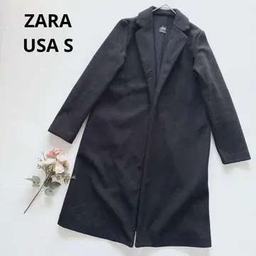 자라 블랙 체스터 코트 아우터 심플 깔끔함 M 상당