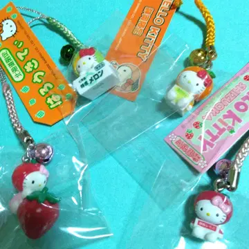 헬로키티 후르츠 끈 달기 세트