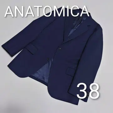 [ 새상품급 ] 아나토미카 유니버시티 자켓 네이비 울 38