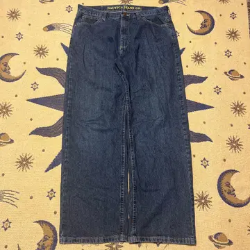 90s NAUTICA wide baggy denim