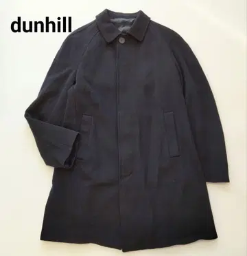 던힐 울 스텐카라 코트 출퇴근 이탈리아제 다크 네이비 50R