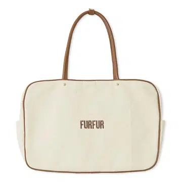 FURFUR BIG 보스턴 백 아이보리